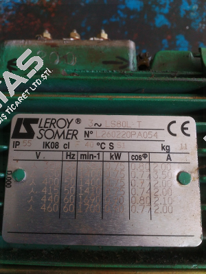 LS 80 LT, No:L260220PA054 Bonfiglioli
