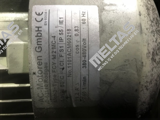 FCY 112 MC-4 not available, replacement FCA 112 M-4/PHE  AC Motoren