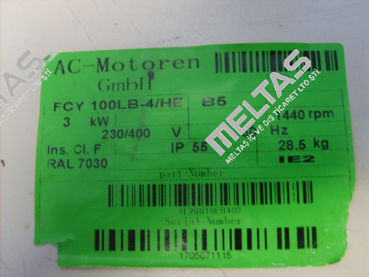 FCY 100 LB 4/HE  AC Motoren