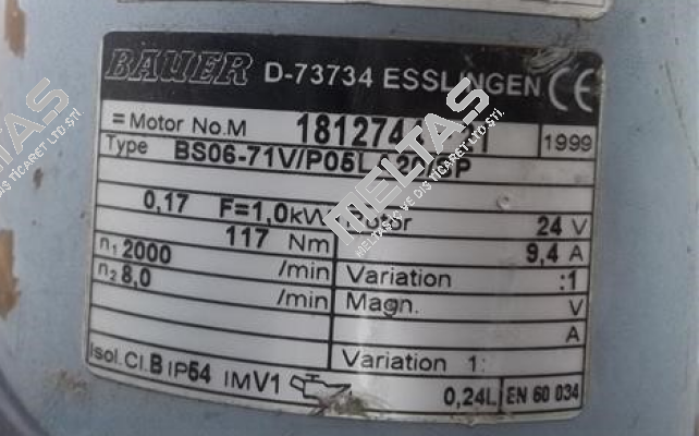 BS06-71V/P05LA20/SP  Bauer