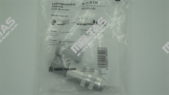 P/N: 932631106, Type: N11R EM Belden (Lumberg / Hirschmann)