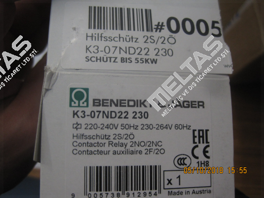 K3-07ND22 230 Benedict