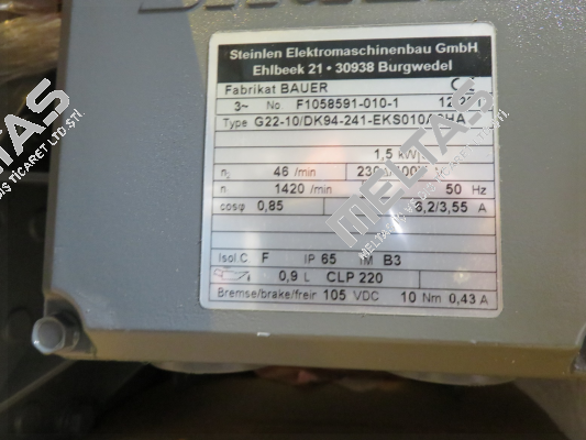 G22-10-DK94-241-EKS010A9HA Bauer