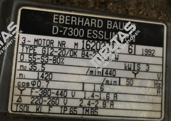 Type. G12-20/DK 84-200 LW Bauer