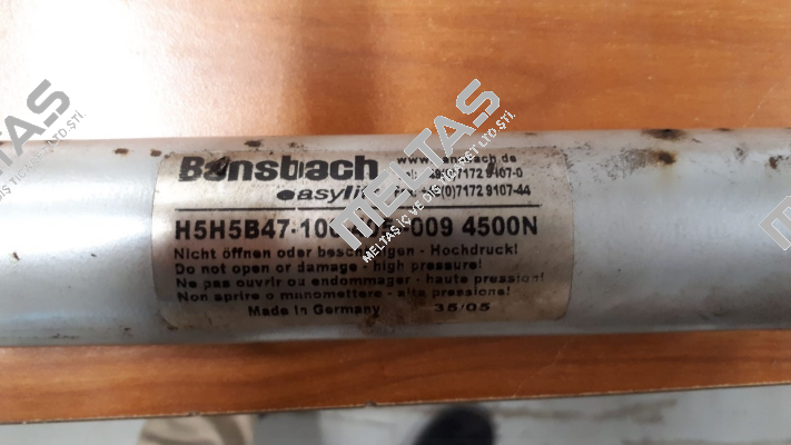 H5H5B47-100-405--009/4500N Bansbach