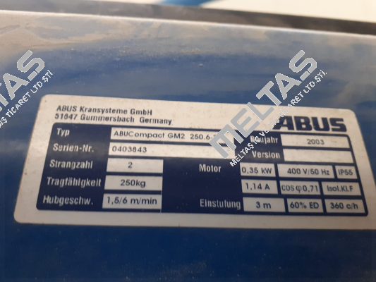 ABUCompact GM2 250.6-2 Abus