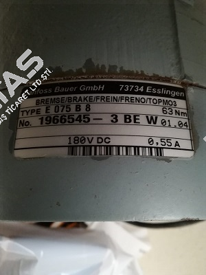 Type: E 075 B 8 Bauer