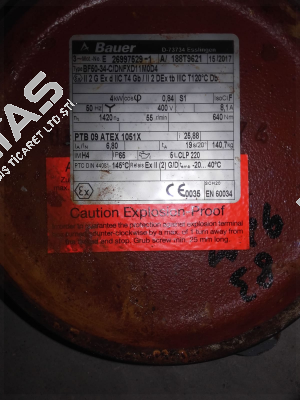 P/N: 188T9621 Type: BF50-34-C/DNFXD11M0D4 Bauer