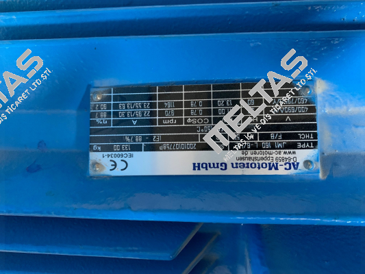 Type: JM1 160 L-6/HE AC Motoren
