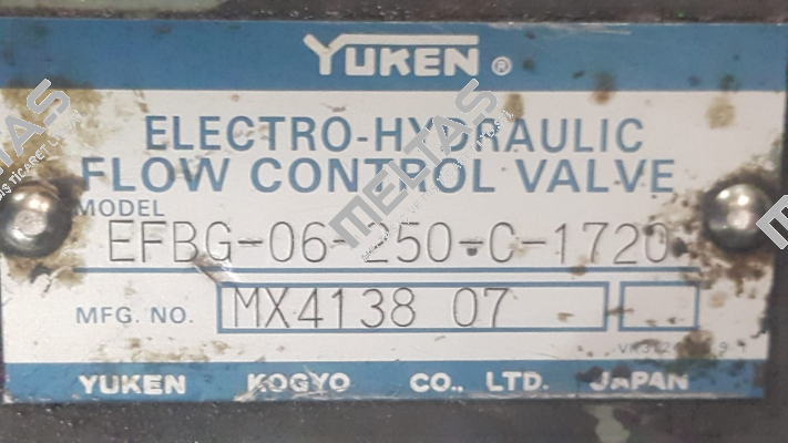 EFBG-06250-0-1720 Yuken