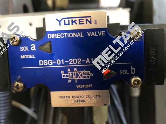P/N: 260Y-020-03552, Type: DSG-01-2D2-A100 50 Yuken