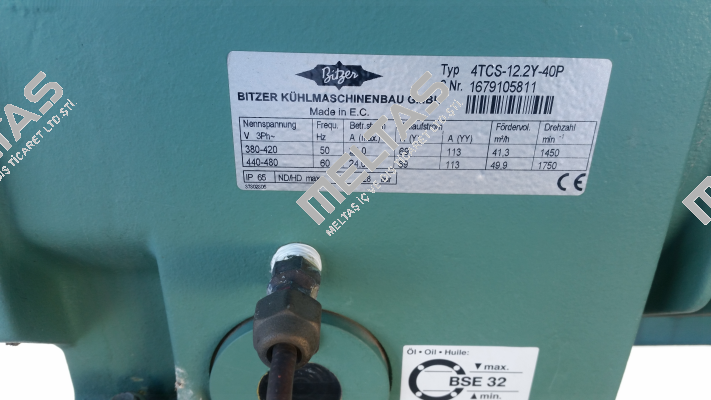 4TCS-12.2Y-40P - obsolete (replaced by 4TES-12Y-40P 400V)  Bitzer