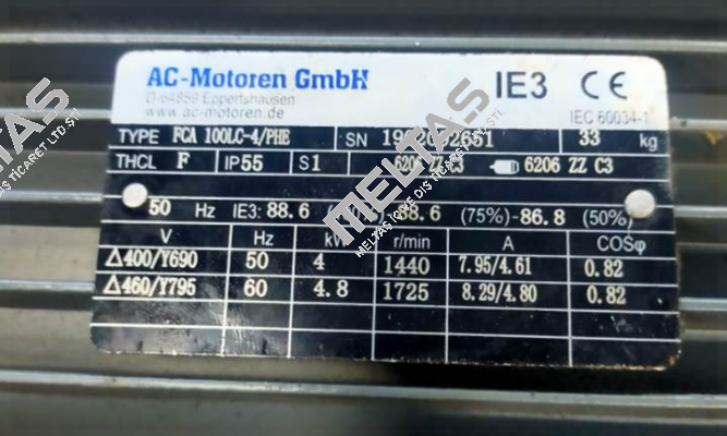 FCA 100 LC-4 / PHE - B5 400 /690 AC Motoren