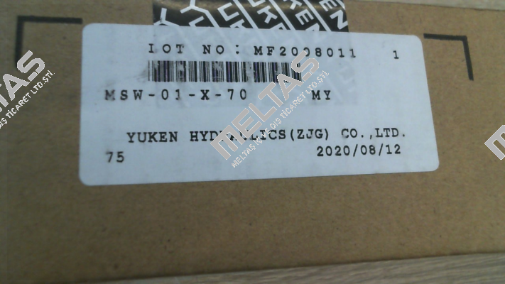 MSW-01-X-70 Yuken