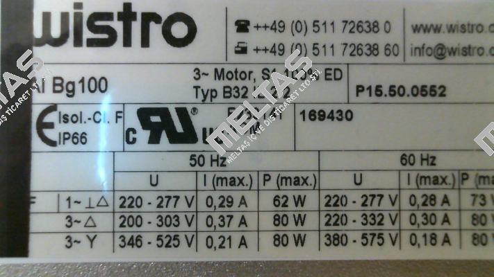 P15.50.0552 Wistro