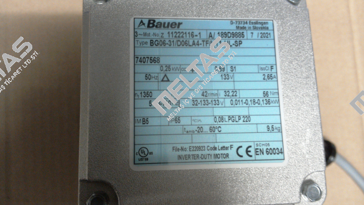 BG06-31/D06LA4-TF/HT1-UL-SP Bauer