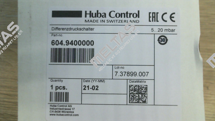 604.9400000 Huba Control
