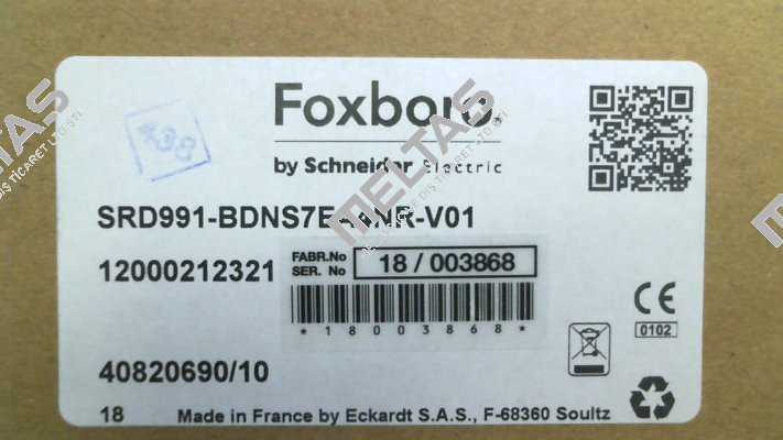 SRD991-BDNS7EA4NR-V01 Foxboro