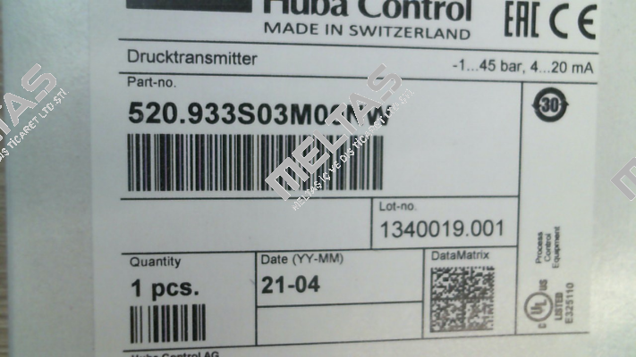 520.933S03M00NW Huba Control