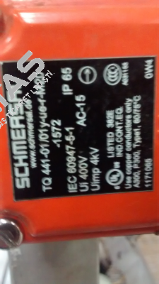 P/N: 101171065 Type: TQ 441-01/01 Y-ue-f-M20-1572 Schmersal