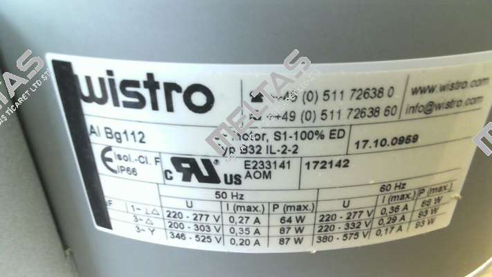 17.10.0959 ( FLAI Bg112) Wistro