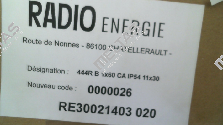 PRE0042 // REO444R1B0,06CA Radio Energie