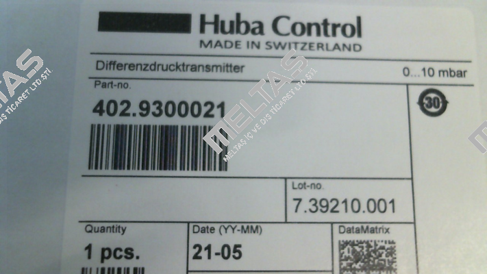 402.9300021 Huba Control