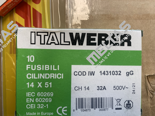 1431032 (pack x10) Italweber