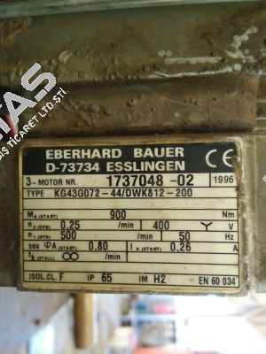 KG43G072-44/DWK812-200 Bauer