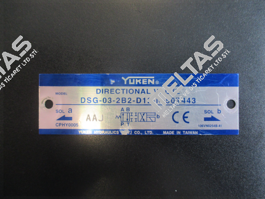 DSG-03-2B2-D12-N-50T443,obsolete,replacement by DSG-03-2B2-D12-N-50  Yuken