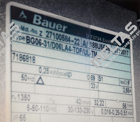 BG06-31/D06LA4-TOF/UL-TM Bauer