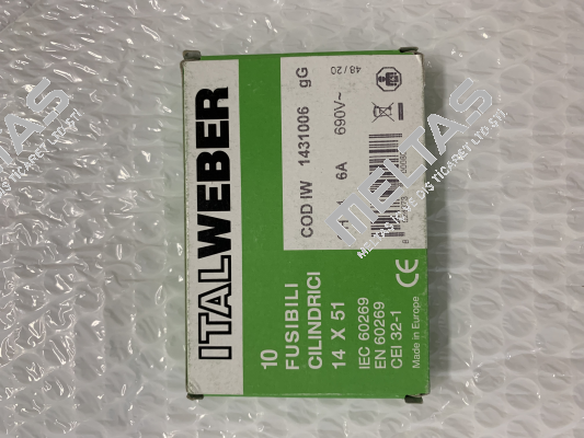 1431006 / CH14 gG 6A 690V Italweber