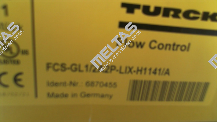 p/n: 6870455, Type: FCS-GL1/2A2P-LIX-H1141/A Turck
