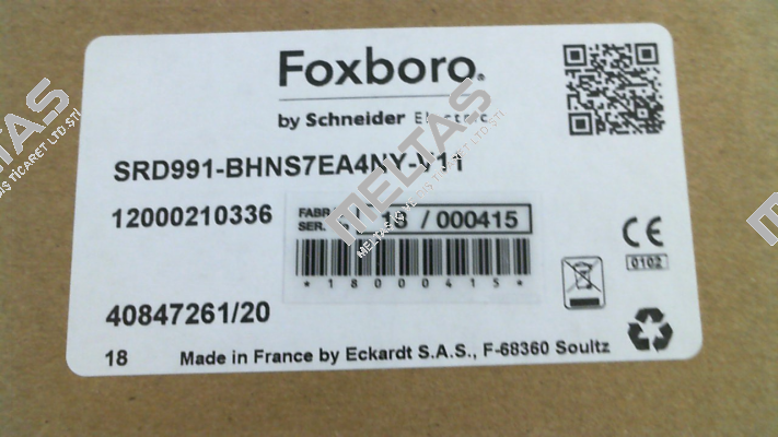 SRD991-BHNS7EA4NY-V11 Foxboro