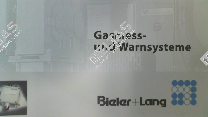 Initial adjustment in the manufacturer"s works for explosive gases (ExDetector HC 150) Bieler Lang