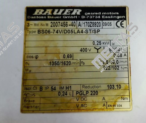 188Y4108 Bauer