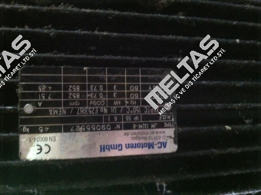 DM-8-B3-3-132M-A-Z1UL  AC Motoren