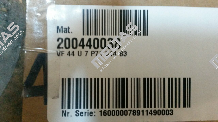 VF 44 U 7 P71 B14 B3 Bonfiglioli