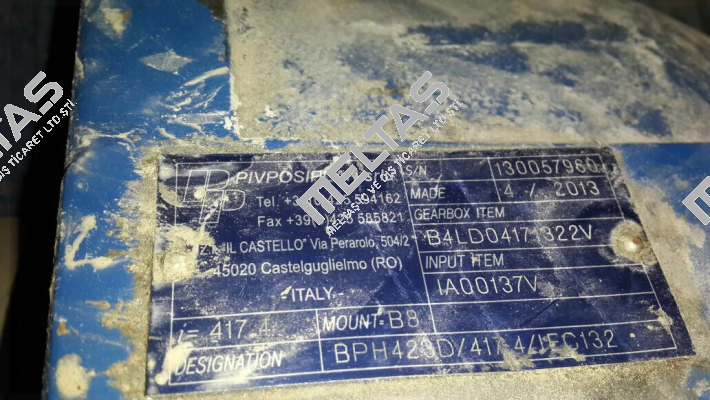 BPH423D/252,6/IEC132 B8 Code-Nr: B4LD04171322V  Brevini