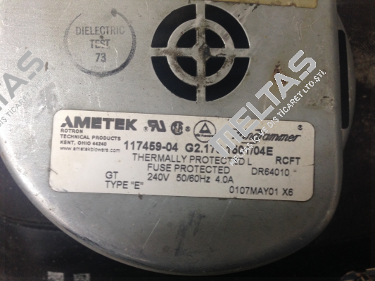 117459-04 G2.179.1501/04E Ametek Windjammer