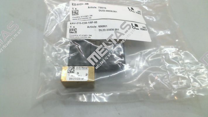 P/N: 606901 Type: EAV-213-C30-1/8F-00 Avs Römer