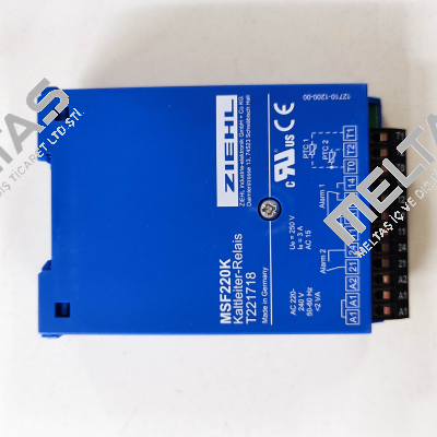 P/N: T221718 Type: MSF220K Ziehl