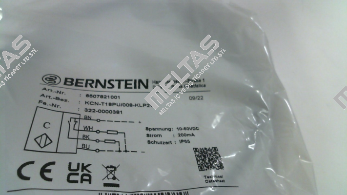 P/N: 6507821001, Type: KCN-T18PU/008-KLP2V Bernstein
