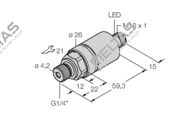 PC100R-204-2UPN8X-H1141 Turck