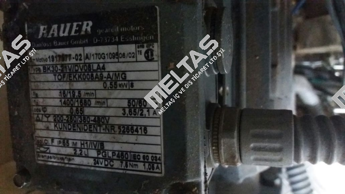 BK30-21V/DV08LA4-TOF-K/ESX010A8/MG  Bauer