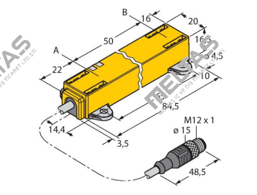 LI50P1-Q17LM1-LIU5X2-0,3-RS5 Turck