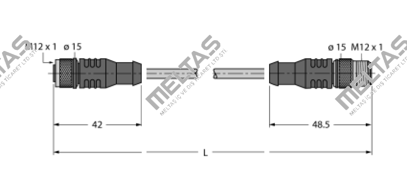 p/n: 8035246, Type: RK4.5T-50-RS4.5T/S2500 Turck