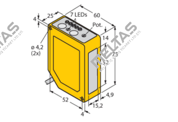 Q60BB6LAF1400QPMA Turck