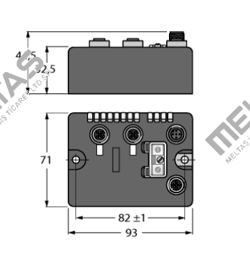 BLCDN-2M12S-2AO-I Turck