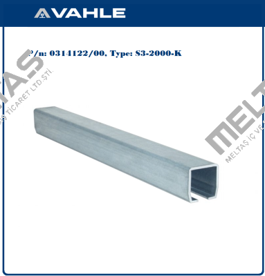 P/n: 0314122/00, Type: S3-2000-K Vahle
